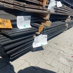 Ca. 70x Douglas design/tripple/deens profiel zwart gecoat, 22x142mm, l